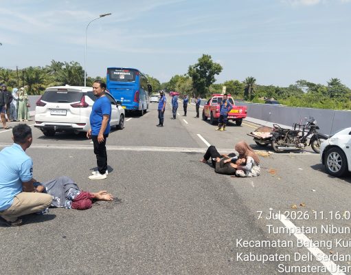 Mobil Tabrak Betor, 2 Luka Berat 6 Luka Ringan