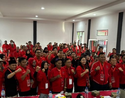 DPC PDI-P Deli Serdang Gelar Musancab VI, Indra Silaban Ketua PAC Lubuk Pakam