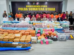 Polda Sumut Ungkap 3.865 Dugaan Kasus Narkoba dalam Enam Bulan, Sita 5,3 Ton Barang Bukti