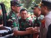 Wujud Sinergitas TNI-Polri Kapolres Binjai Sambut Kunjungan Pangdam I/BB di Kodim 0203 LKT