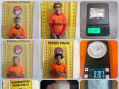 Kurun Waktu Tiga Hari, Satres Narkoba Polres Binjai Tangkap Lima Terduga Bandar