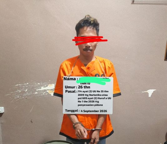 Tim Gabungan Polres dan Kodim 0209 Labuhanbatu Tangkap Kurir Sabu 4 Kg