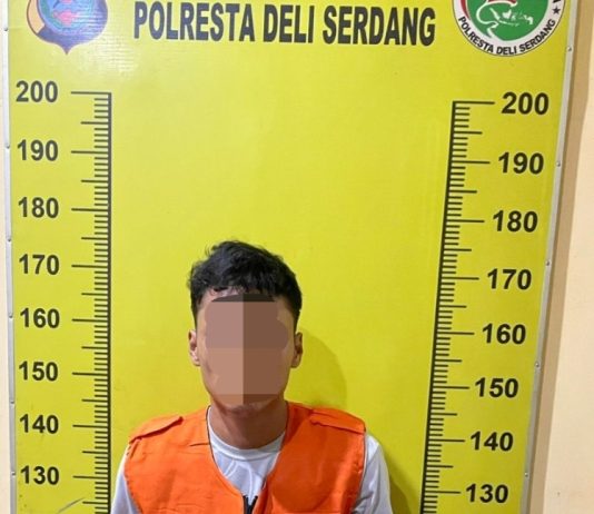 Polresta Deli Serdang Ringkus Pemilik 12,9 Gram Sabu