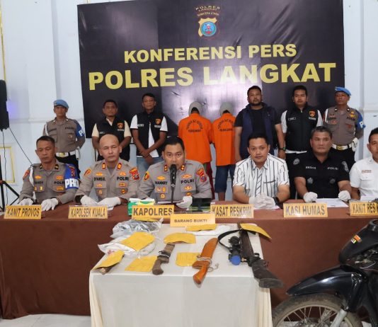 Polisi Ungkap Kasus Pembunuhan di Kuala, Dua Terduga Pelaku Diamankan