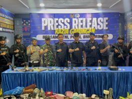 Razia Gabungan Skala Besar di Rutan I Medan Libatkan TNI dan Brimob Bersenjata Lengkap, Ini Hasilnya