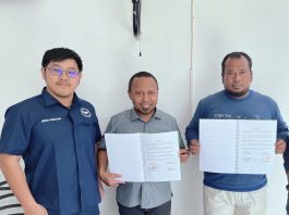 Koperasi Jasa Keluarga Pers Indonesia dan Koperasi Jasa Cahaya Kita Bersama Uji Mesin Mobile Grain Dryer di Deli Serdang