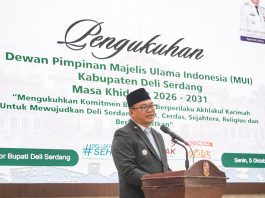 Pengurus Baru MUI Deli Serdang Resmi Dikukuhkan, Bupati Dorong Perkuat Pembinaan Moral Masyarakat