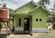 Pemdes Secanggang Apresiasi Tim Venus Atas Pembangunan Rumah Nenek Nurbiah