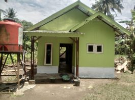 Pemdes Secanggang Apresiasi Tim Venus Atas Pembangunan Rumah Nenek Nurbiah
