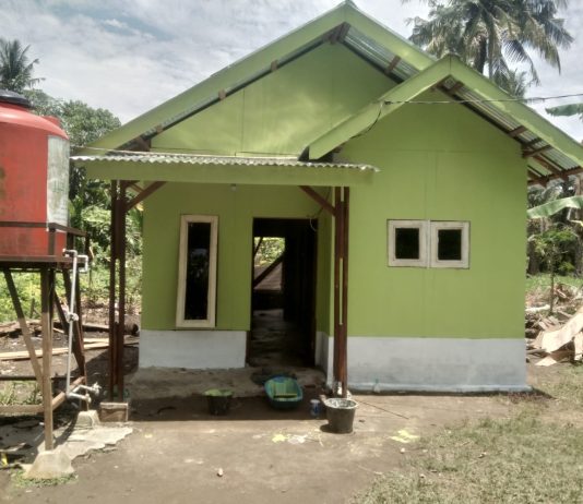 Pemdes Secanggang Apresiasi Tim Venus Atas Pembangunan Rumah Nenek Nurbiah
