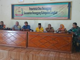 Pemerintah Desa Secanggang Dorong Kepala Dusun Jadi Agen Perlinsos