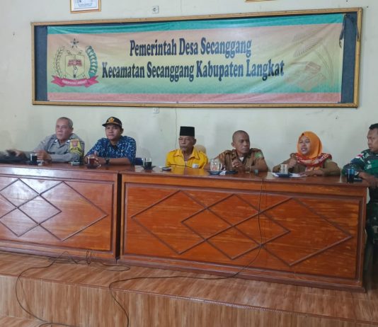 Pemerintah Desa Secanggang Dorong Kepala Dusun Jadi Agen Perlinsos