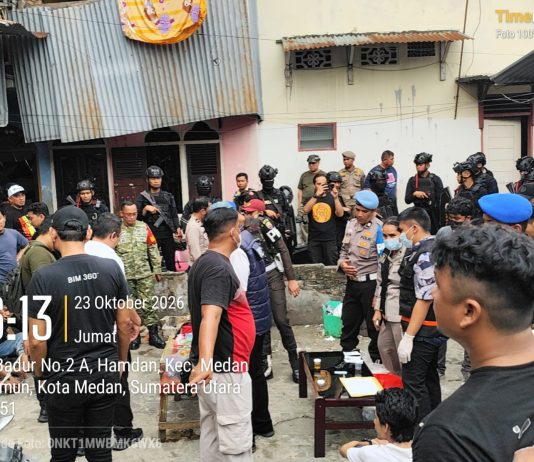 Polda Sumut Grebek Dugaan Sarang Narkoba di Medan Maimun, 15 Orang Diamankan