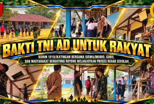 Karya Bakti TNI AD Untuk Rakyat Masih Berlanjut di Katingan
